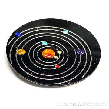 Dial Batu Pasir Biru untuk Jam Tangan Ladies Planetary